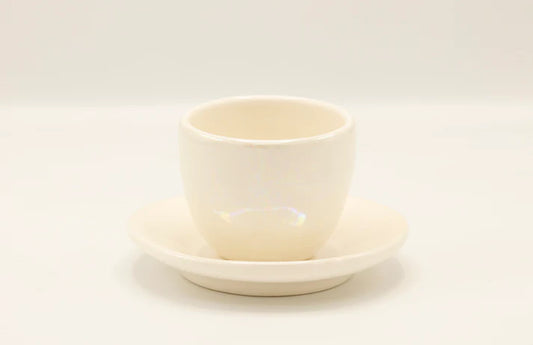 BAADAAB Ceramic Cups - White Shine Color