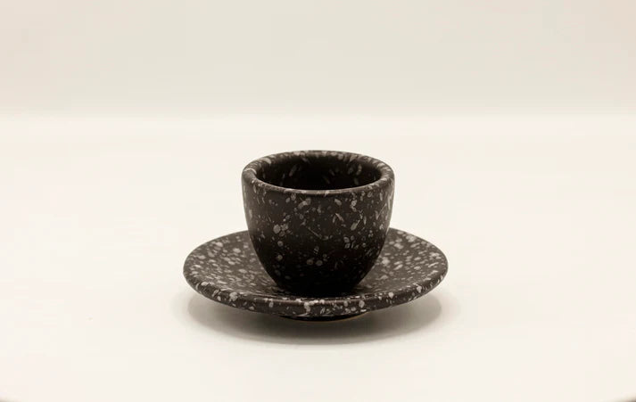 BAADAAB Ceramic Cups - Black stone Color